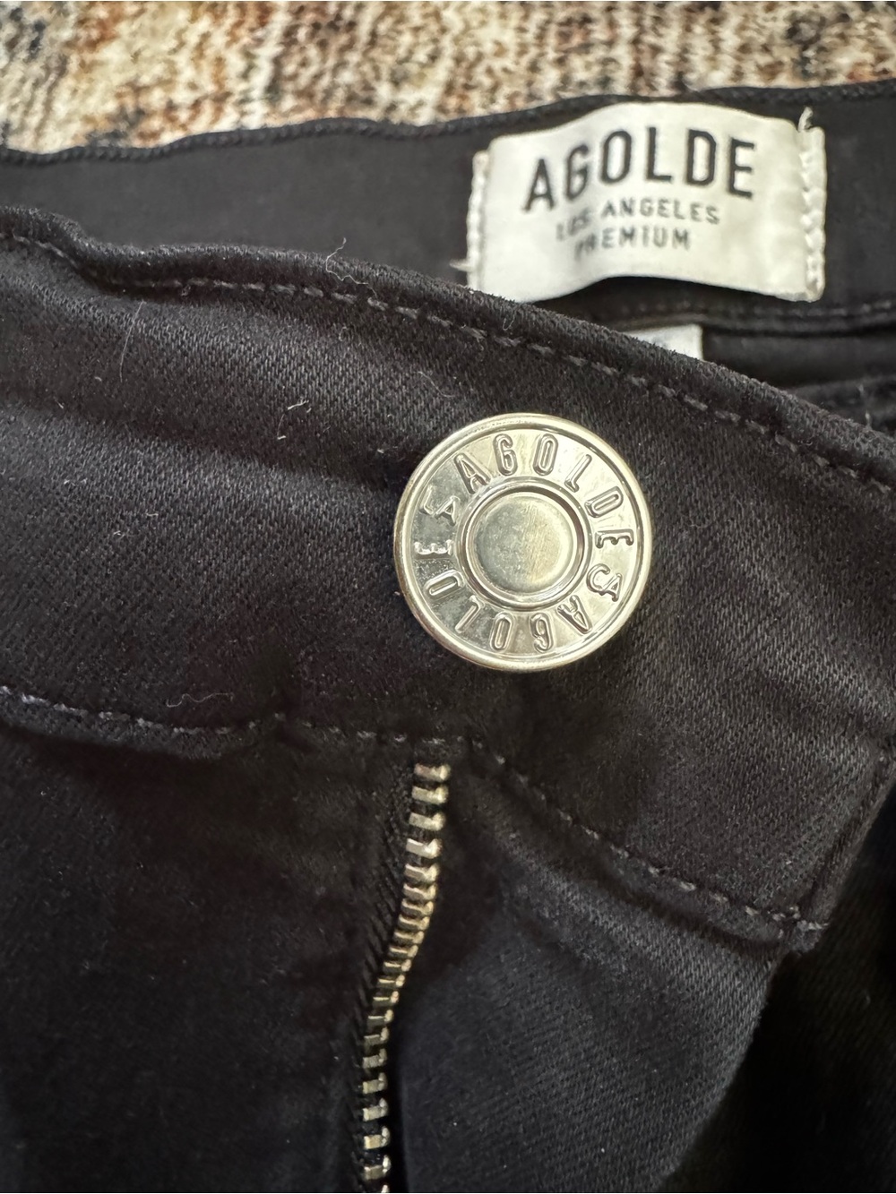 Agolde Cocktail Ankle Jean in Immersion Black